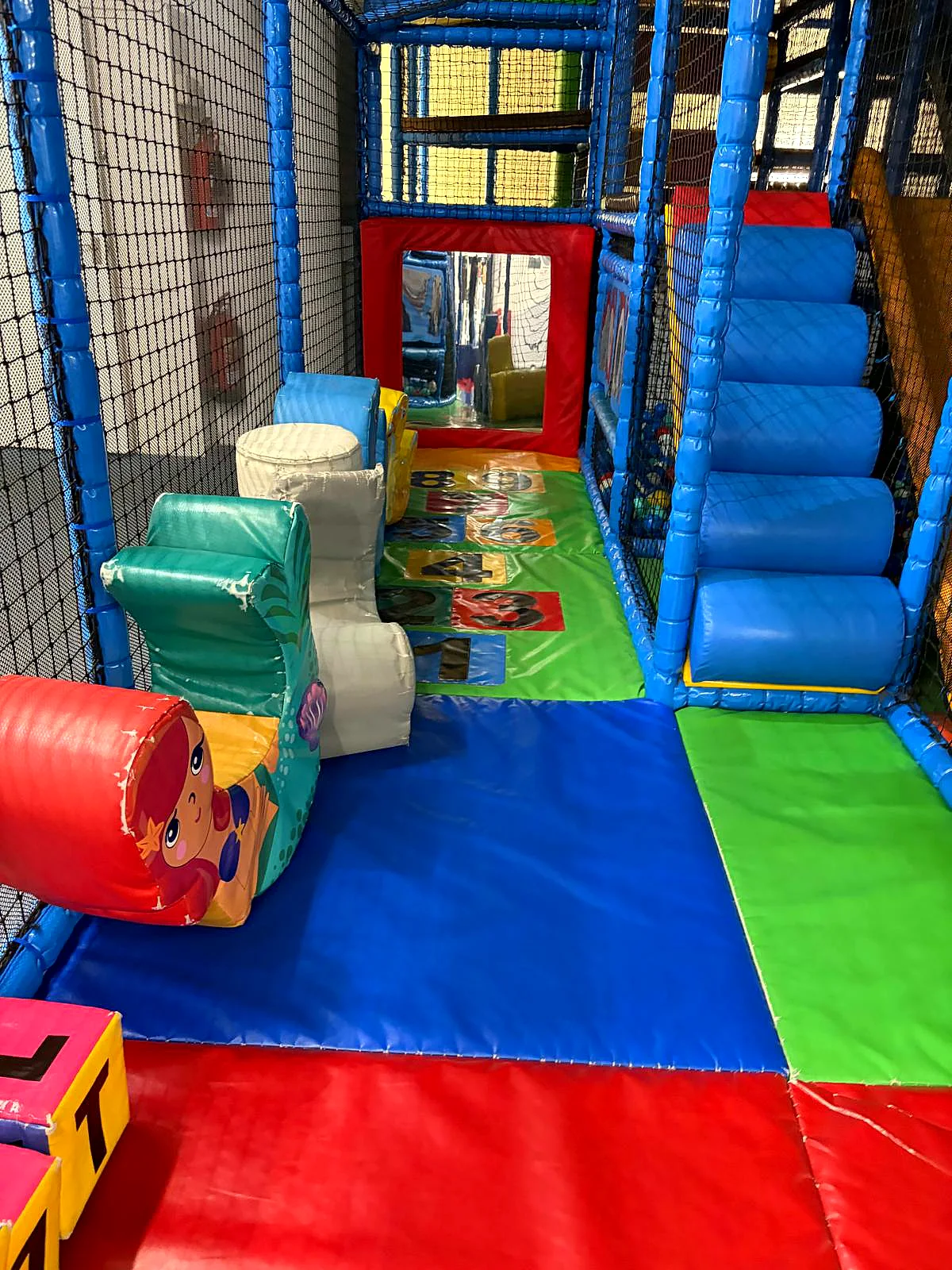 The Toddler & Baby Cove soft play area